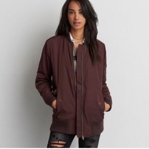 ⭐️American Eagle Bomber Jacket! Long